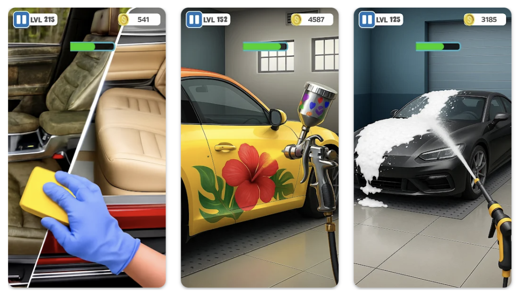 Car Wash ASMR & Auto Repair – Clean, Restore, and Shine